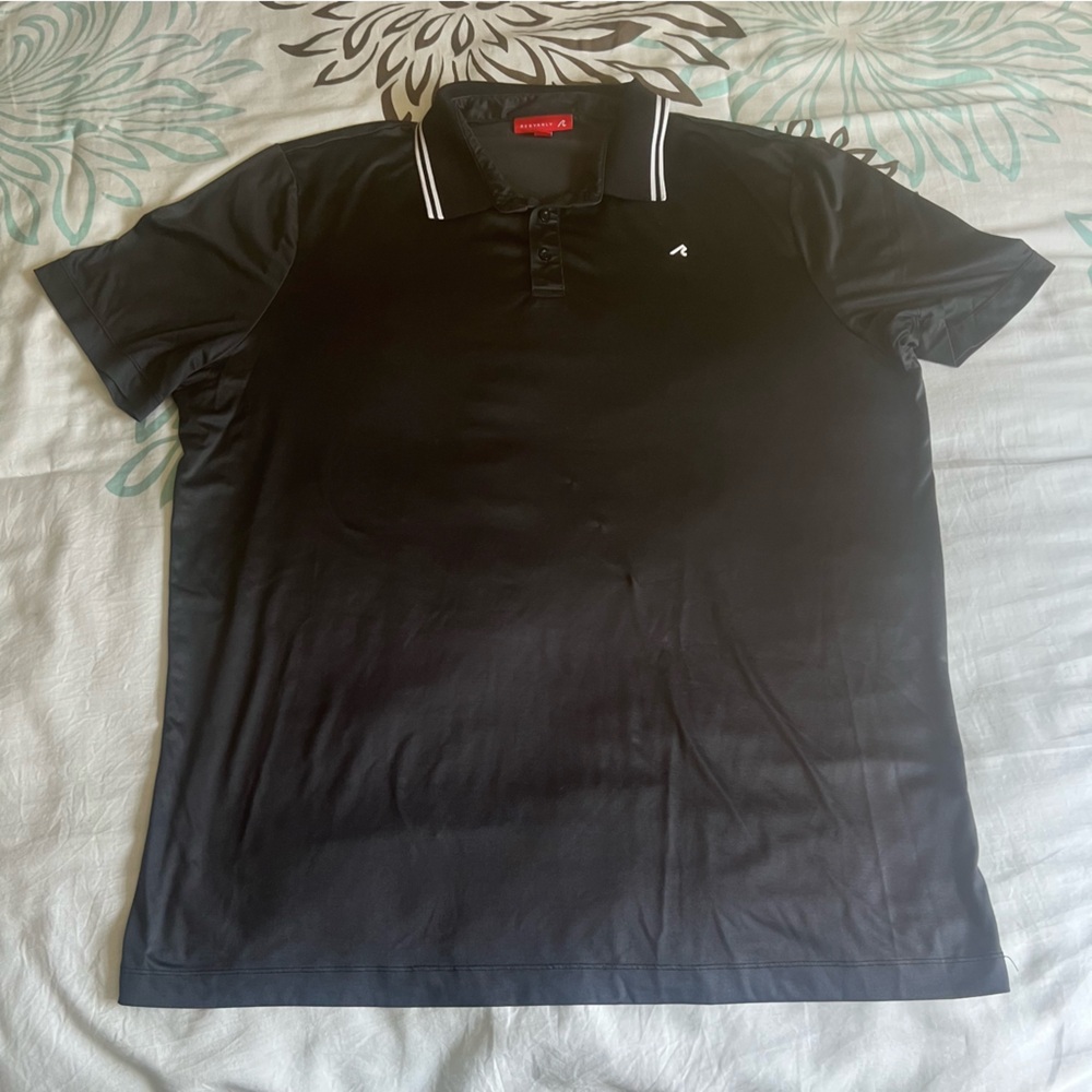 Black Men’s Polo Shirt, Size XL